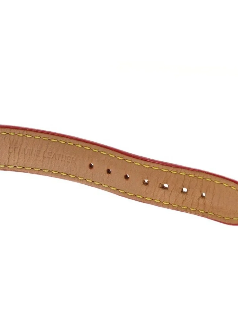 LOUIS VUITTON Tambour Forever Q121L diamond Red Dial Quartz Ladies Watch